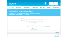 Tablet Screenshot of orders.nsymbio.com